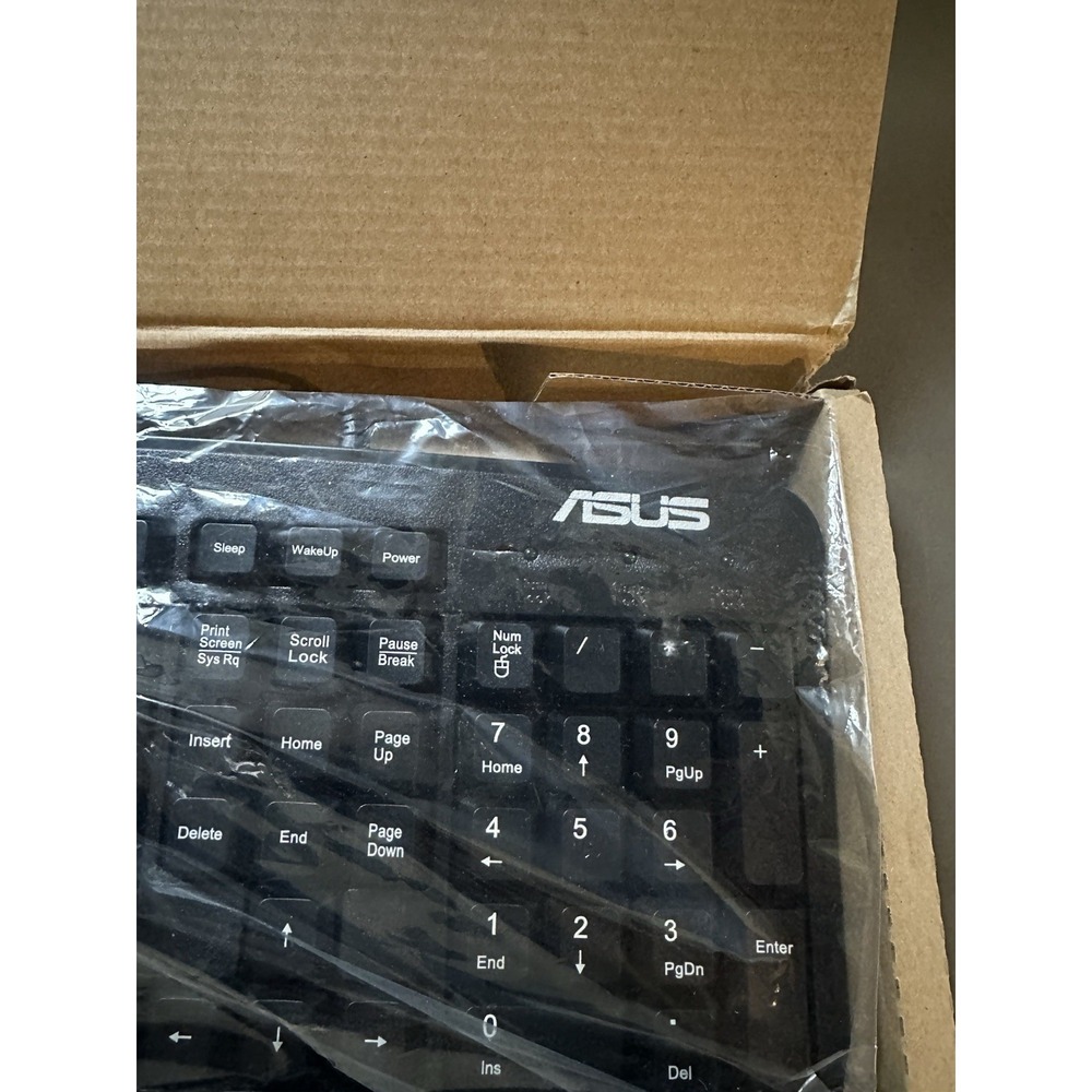 ASUS Wired Standard Keyboard Black QWERTY English 0K001-004900002028005V3